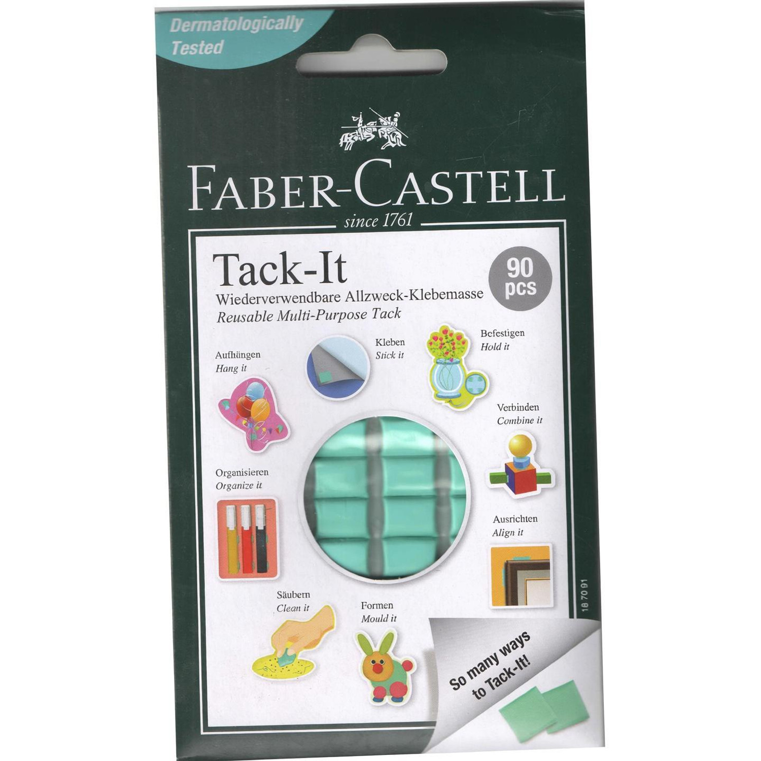 Image of FABER-CASTELL reusable multi purpose tack Tack It Removable Adhensive
