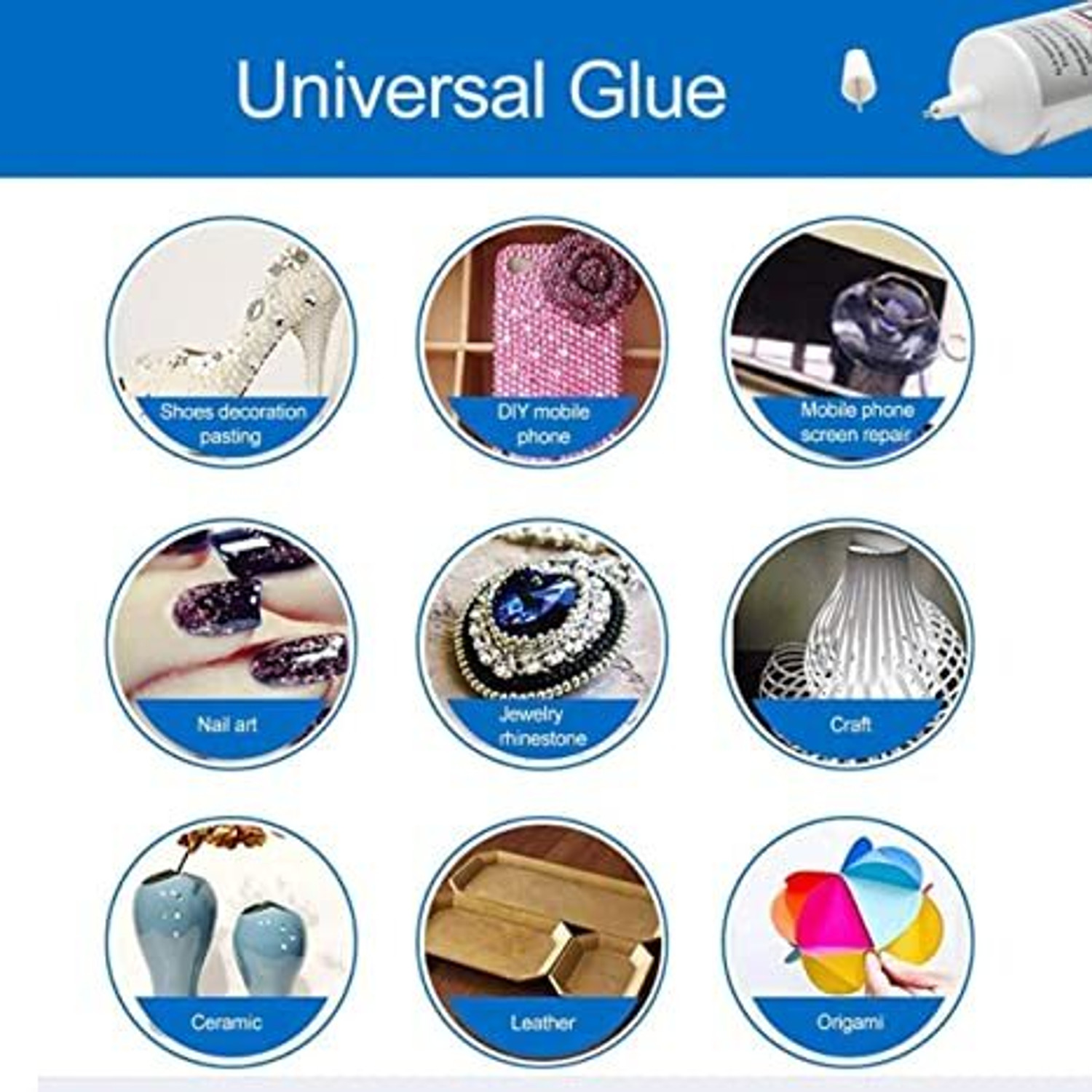 Image of Mcare Relife CP0001 Glue for Mobile Screen Repairing, craft & Jewelry, Transparent and Adhesive