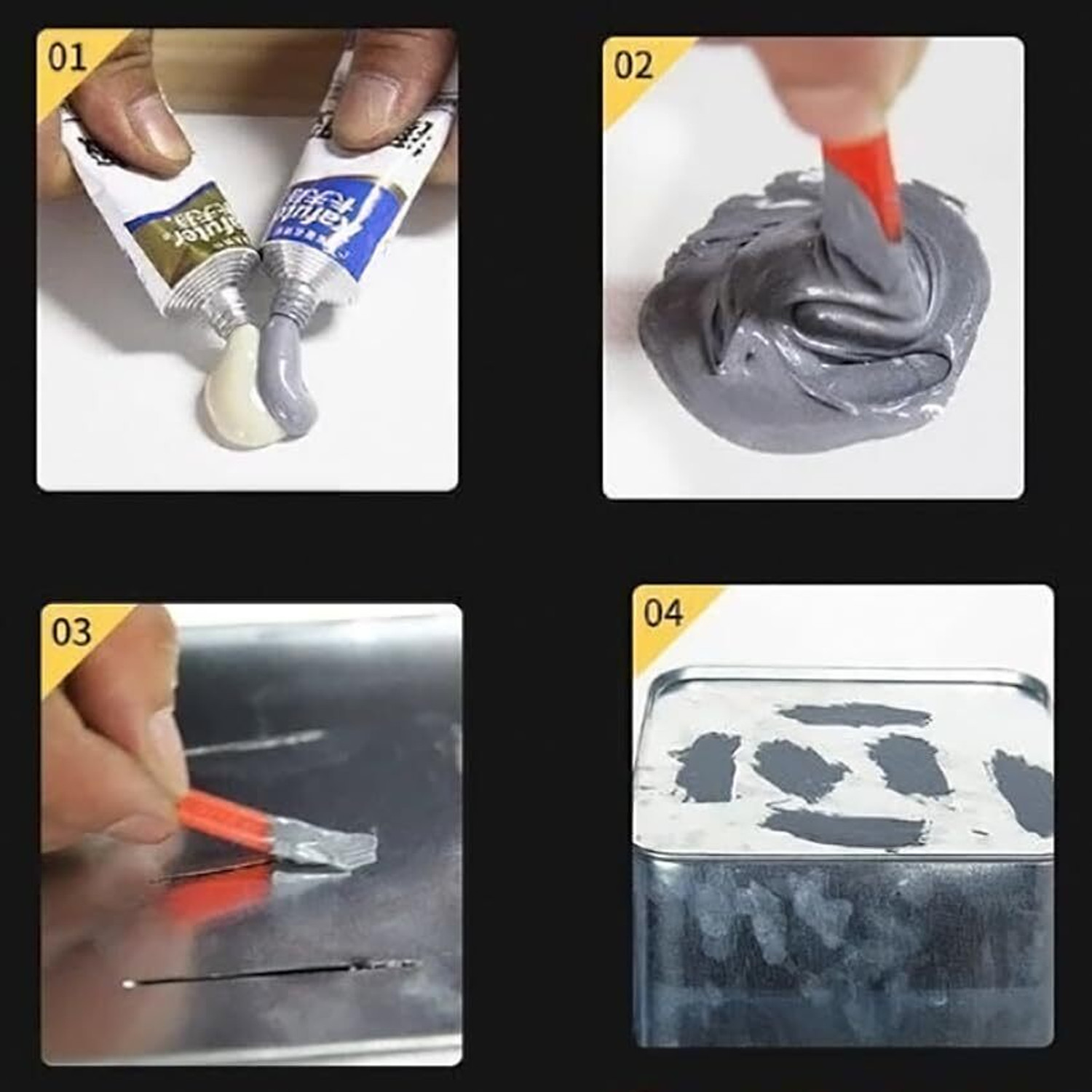 Image of Simplybeaut VSHLOM Magic Metal Mending Cold Weld Epoxy AB Adhesive Adhesive