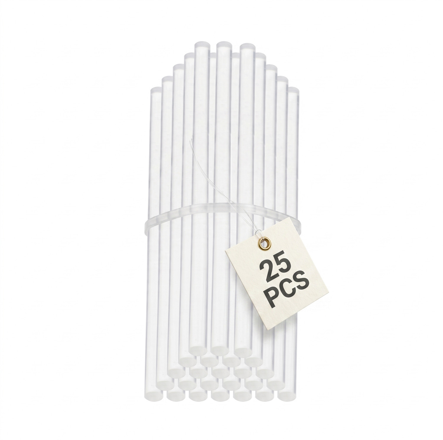 Image of tHemiStO 7mm Transparent Hot Melt Glue Stick for 20w Glue Gun pack of 25 Adhesive
