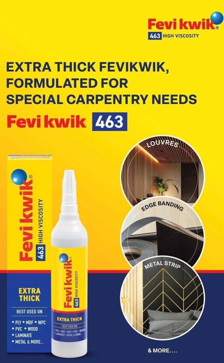 FEVIKWIK 463 Quick Fix High Strength Adhesive - Image 3