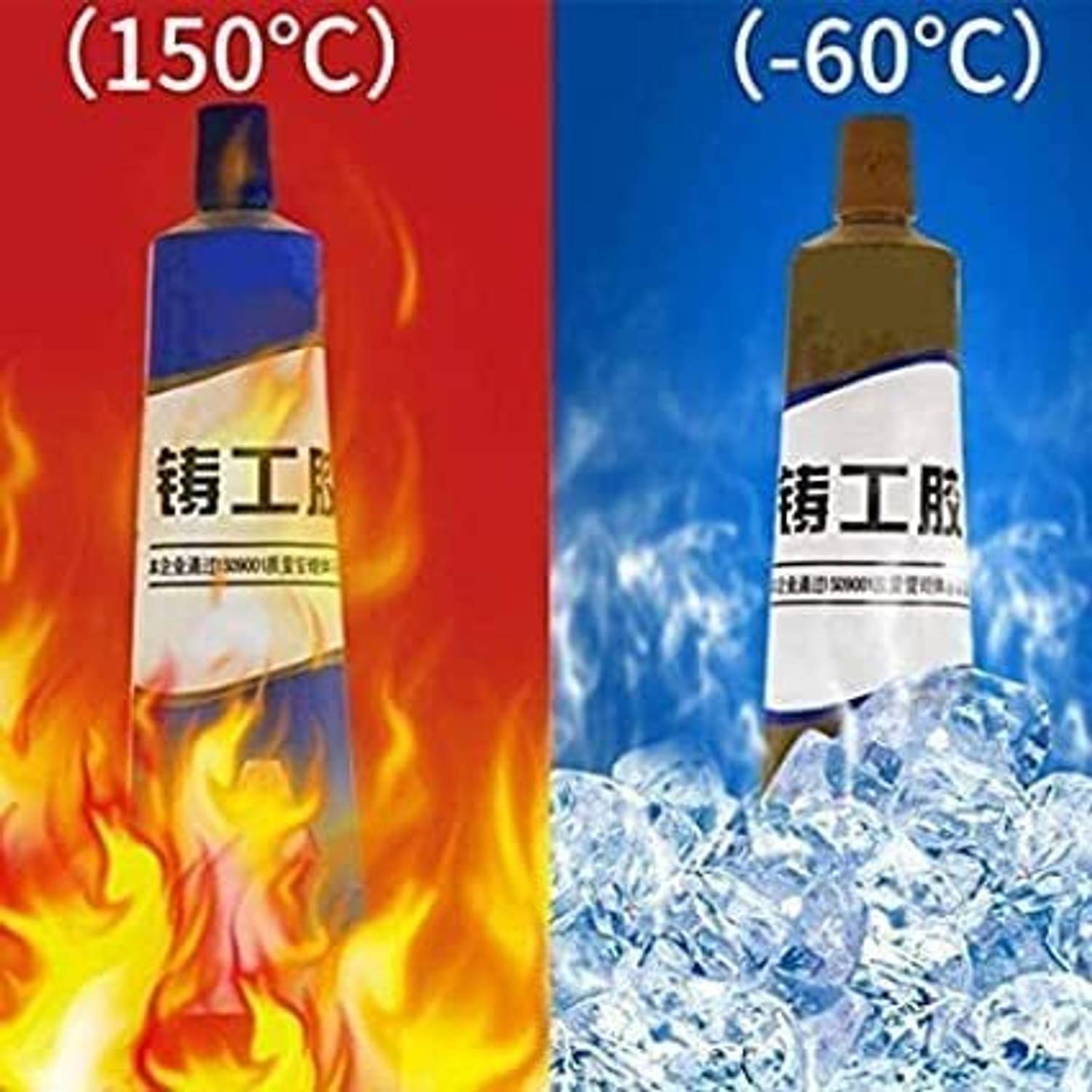 BADRINATH ENTERPRISE Metal Mending, Industrial Heat Resistance Cold Weld Metal Repair Paste Adhesive