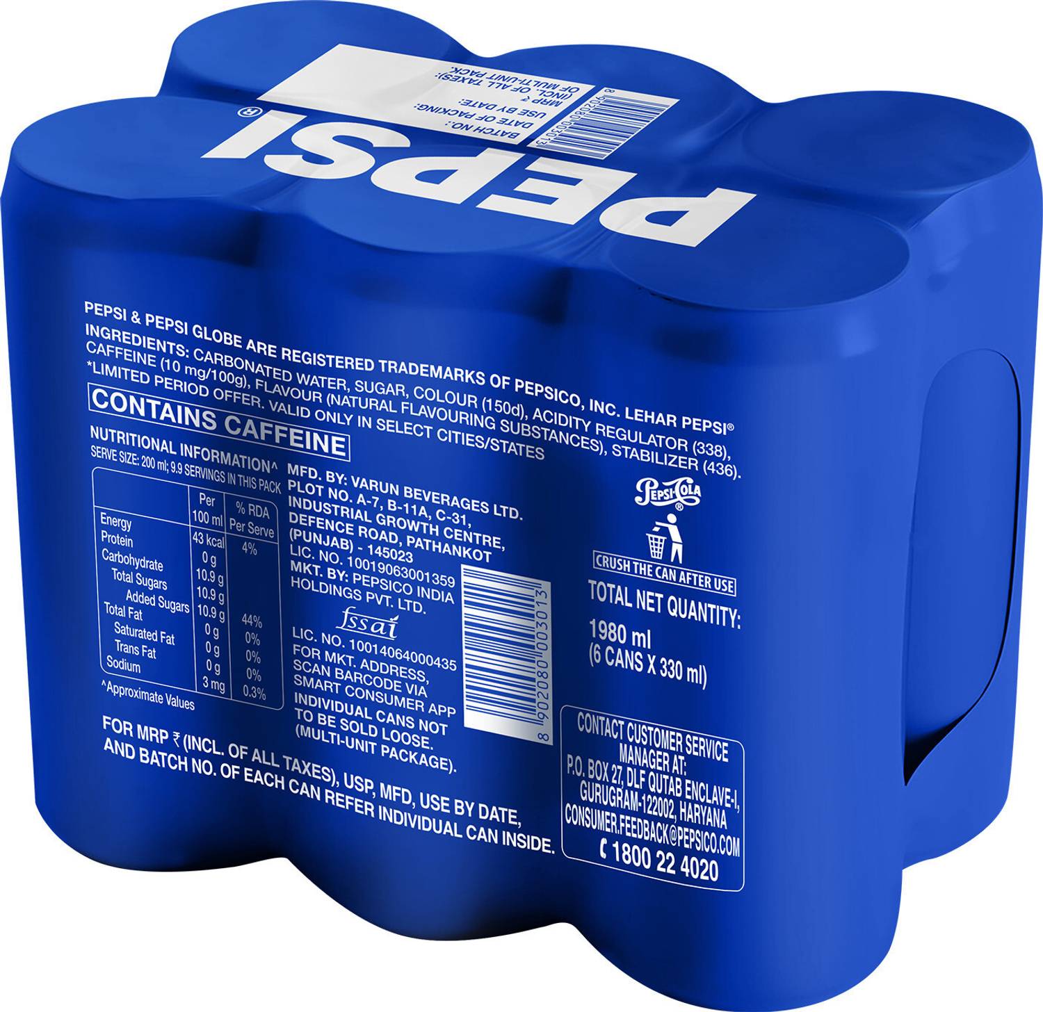 Pepsi Soft Drink Can Price in India - Buy Pepsi Soft Drink Can