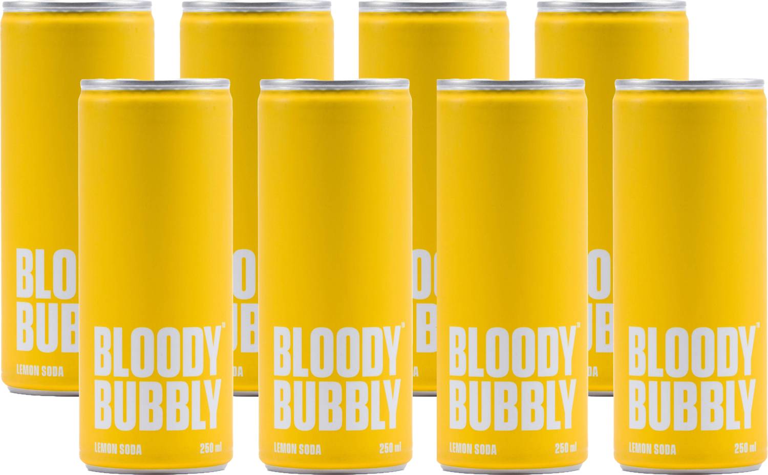 BLOODYBUBBLY Lemon Naturally Soda