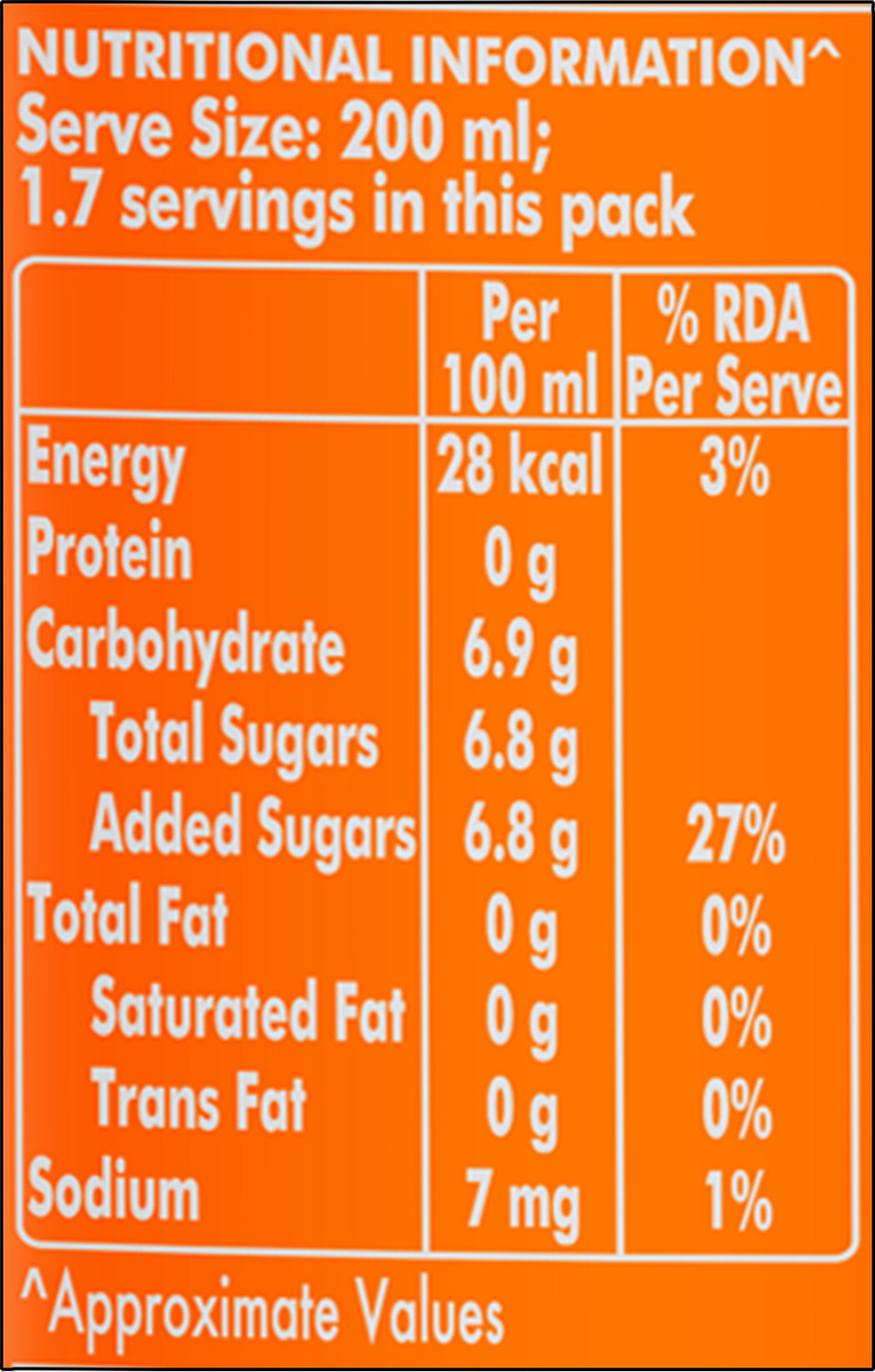 Image of MiRiNDA Low Calorie Orange Soft Drink