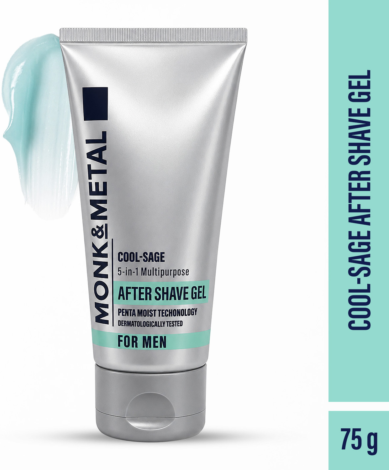 Image of MONK&METAL Cool-Sage 5-in-1 After Shave Gel for Men Soothing & Cooling Care