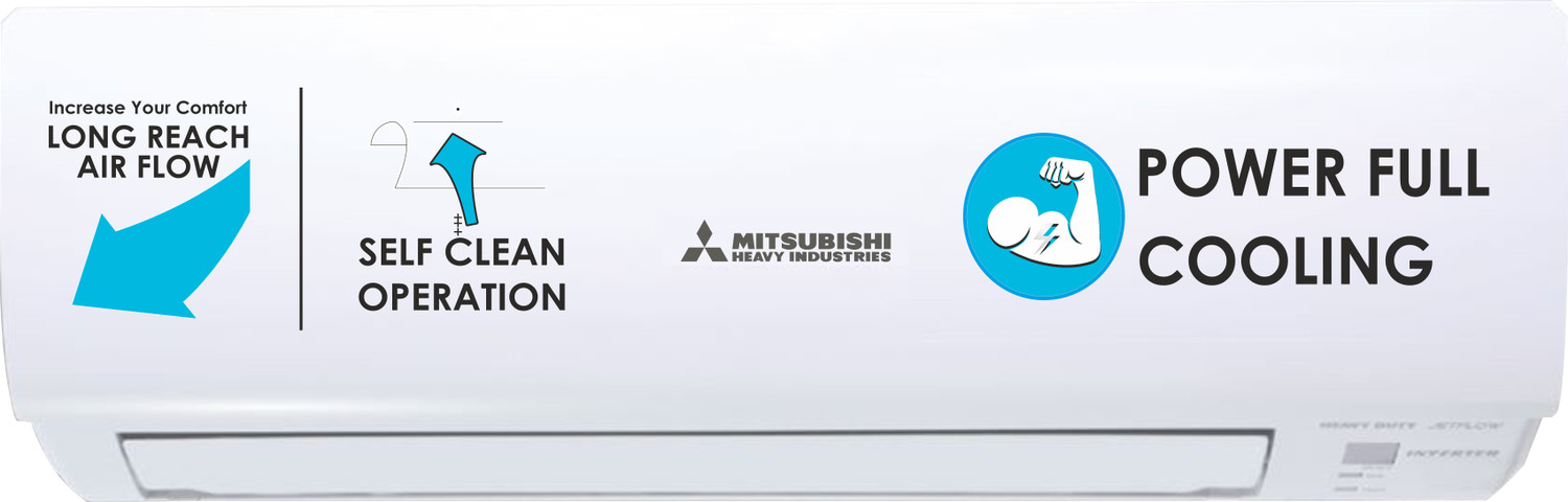 Image of MITSUBISHI HEAVY INDUSTRIES 2025 Model 1.5 Ton 3 Star Split Hyper Inverter Hyper Inverter AC AC