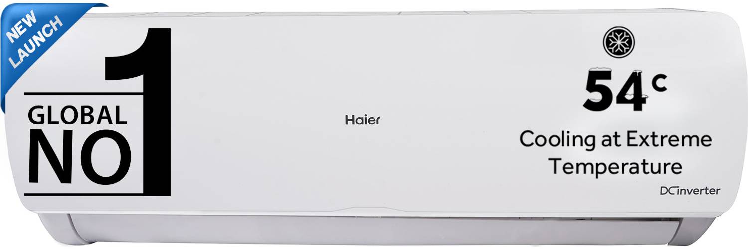 Haier 2024 Model 1.5 Ton 3 Star Split Fixed Speed with Wi-fi with Turbo Mode, Micro Anti-Bacterial Filter, 54 High Ambient Performance, Frost Self-Clean, 20 Mtrs Air Flow AC