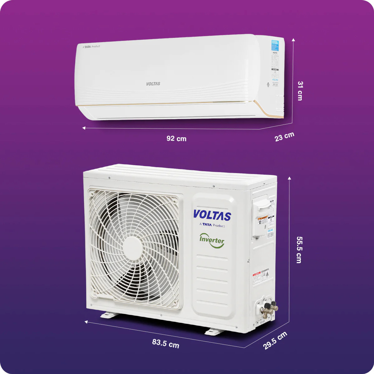 Image of Voltas 2026 Model 1.5 Ton 3 Star Split Inverter AC