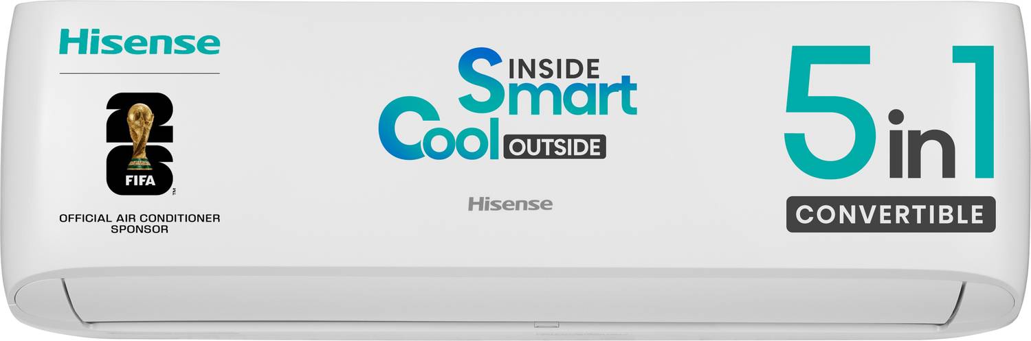 Hisense 2026 1 Ton 3 Star Inverter Split AC