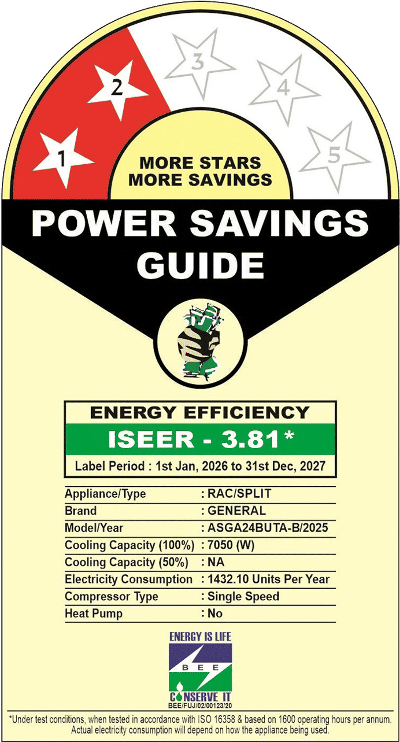 Image of O-General 2025 Model 2 Ton 2 Star Split Inverter AC