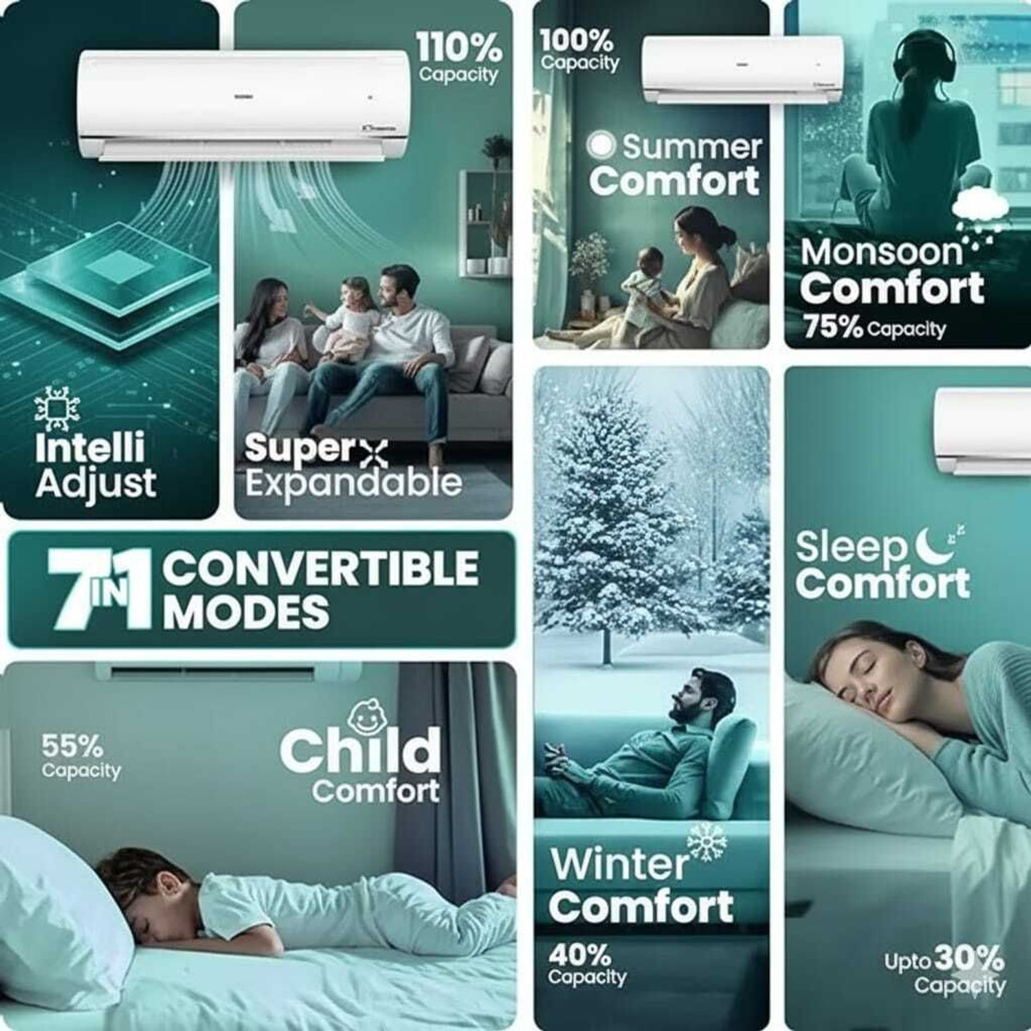 Image of Haier 2025 Model 1.5 Ton 3 Star Split Dual Inverter AC