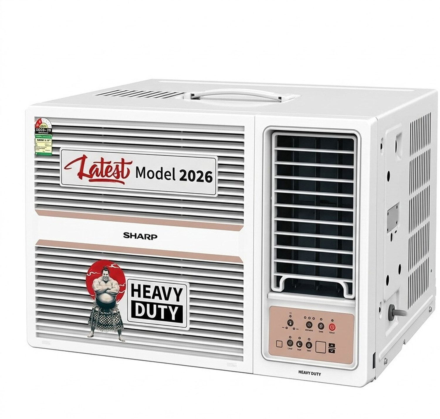 Image of Sharp 2026 Model 1.5 Ton 3 Star Window Fixed Speed AC