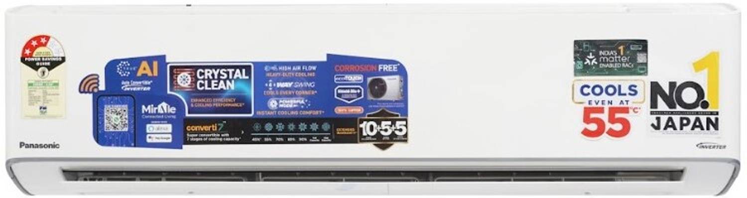 Panasonic 2025 Model 2 Ton 3 Star Split Inverter with Wi-fi AC