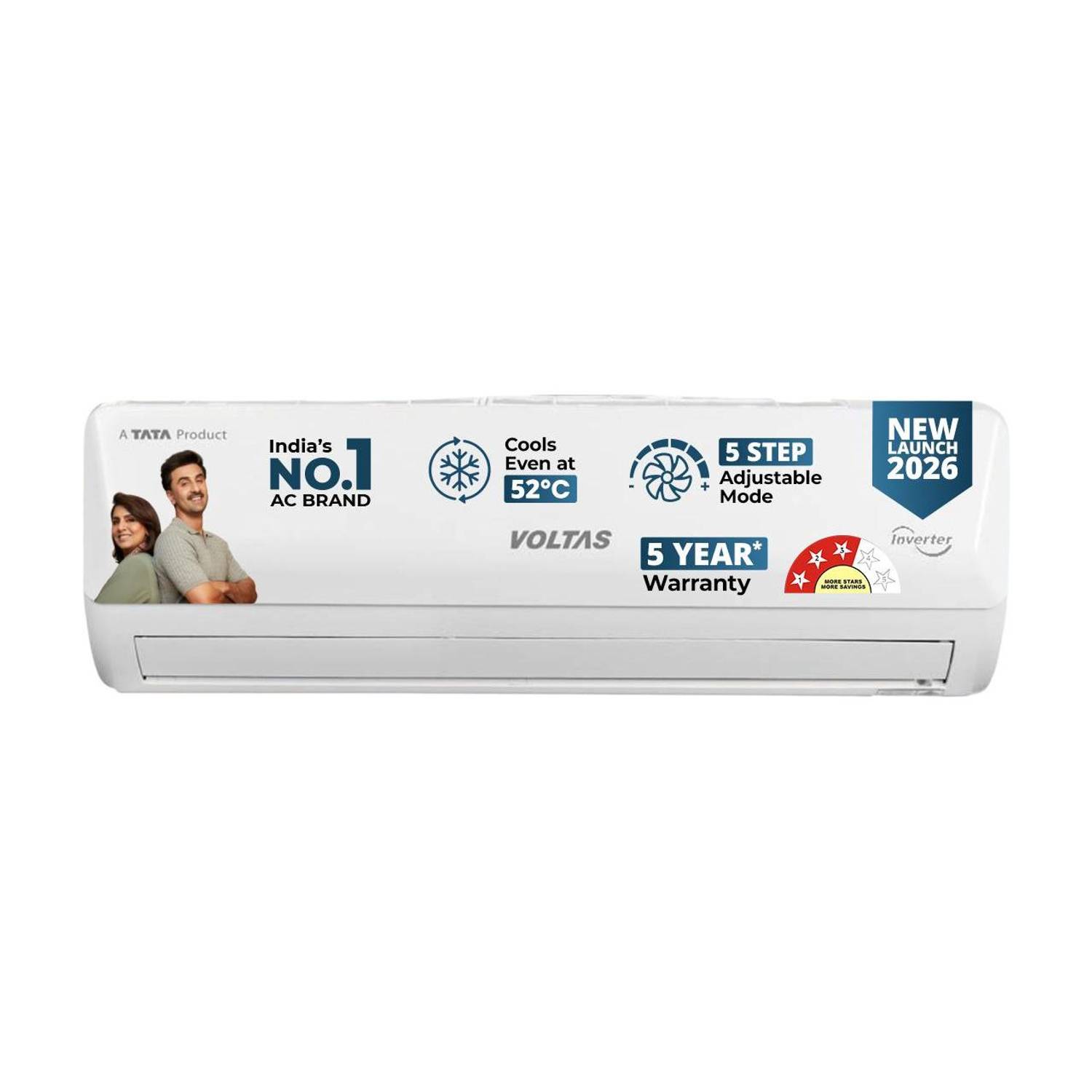 Voltas 2026 Model 1 Ton 3 Star Split Inverter AC