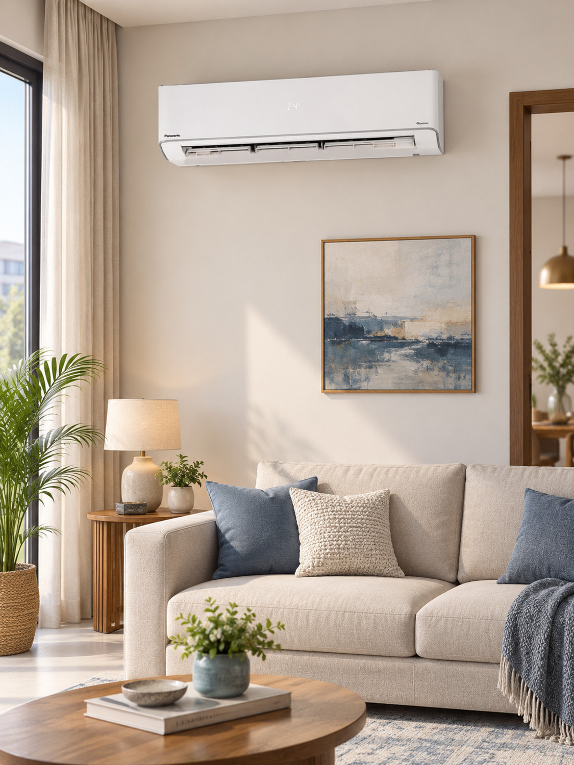 Image of Panasonic 2026 Model 1.5 Ton 5 Star Split Inverter AC