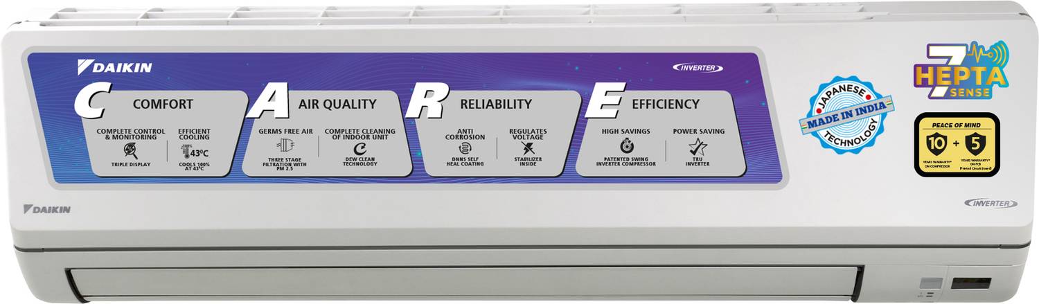 Daikin 2025 Model 2.6 Ton 4 Star Split Inverter AC
