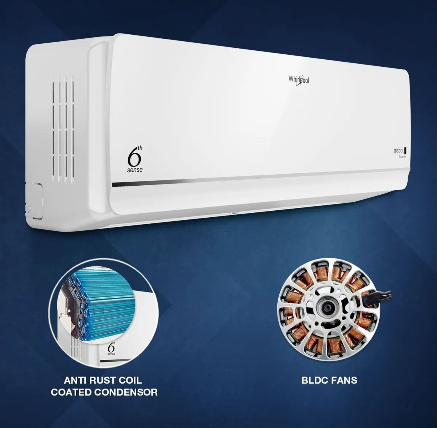 Image of Whirlpool 2026 Model 1 Ton 3 Star Split Smart Inverter AC