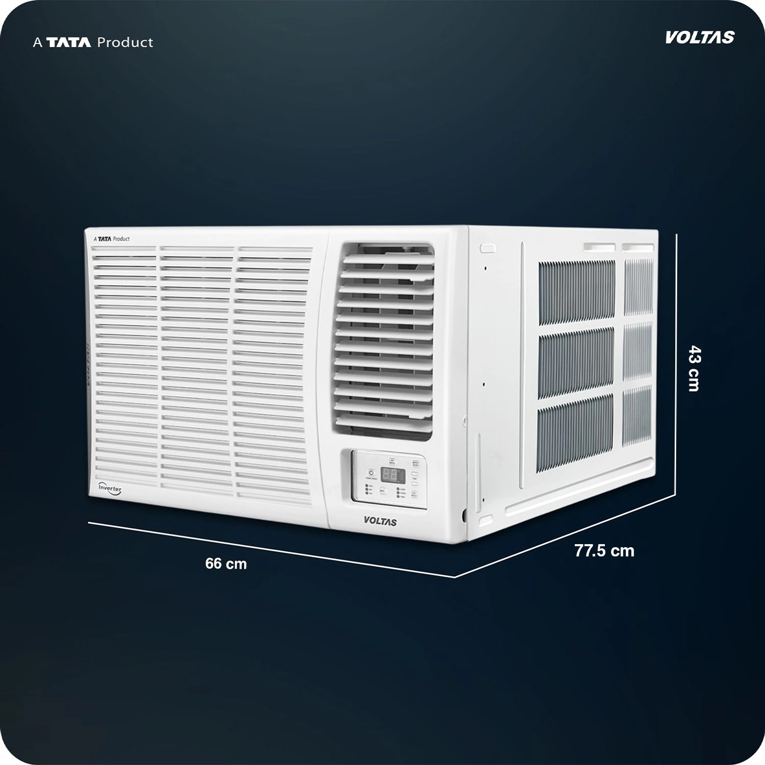 Image of Voltas 2026 Model 1.5 Ton 5 Star Window Inverter AC