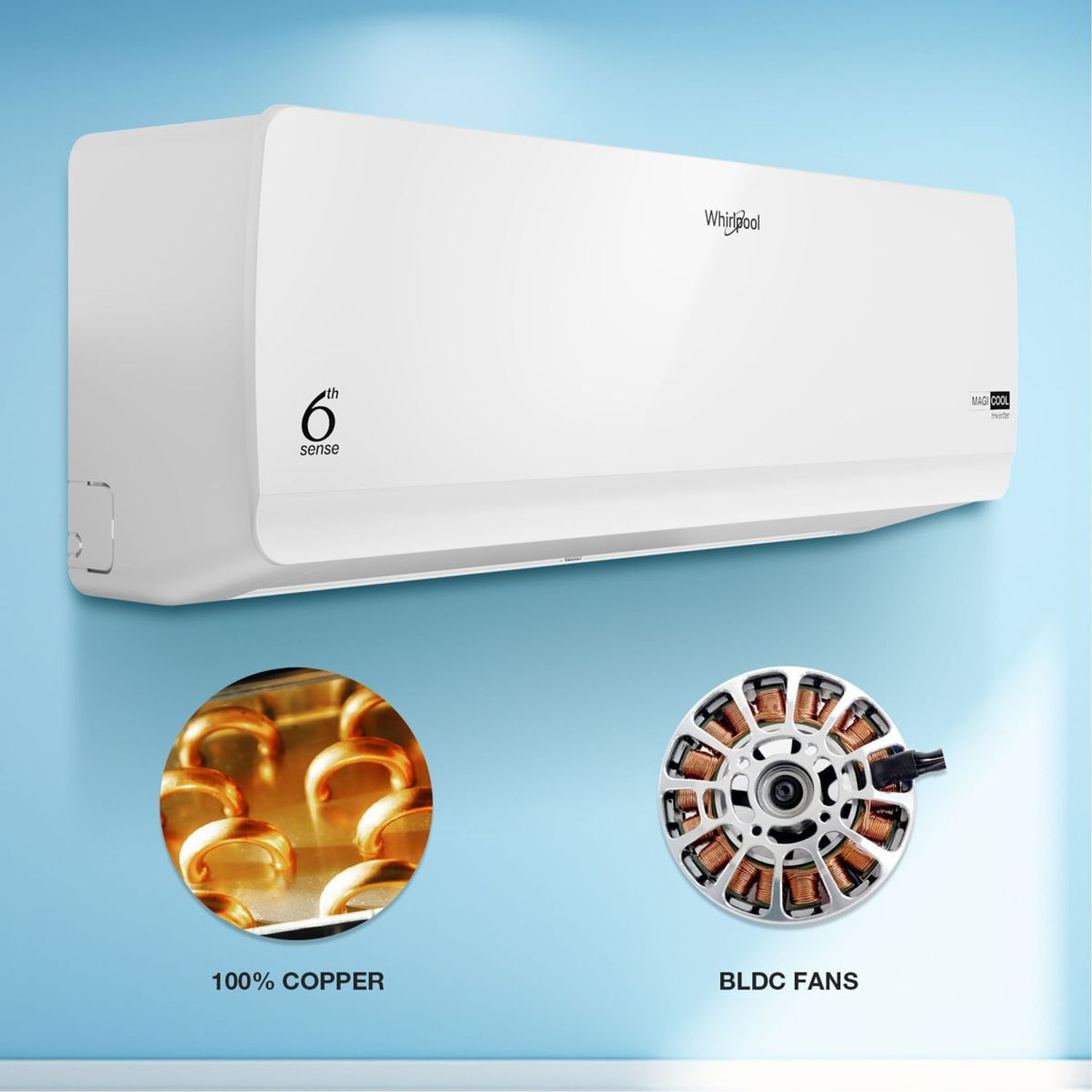 Image of Whirlpool 2025 Model 1 Ton 3 Star Split Inverter AC