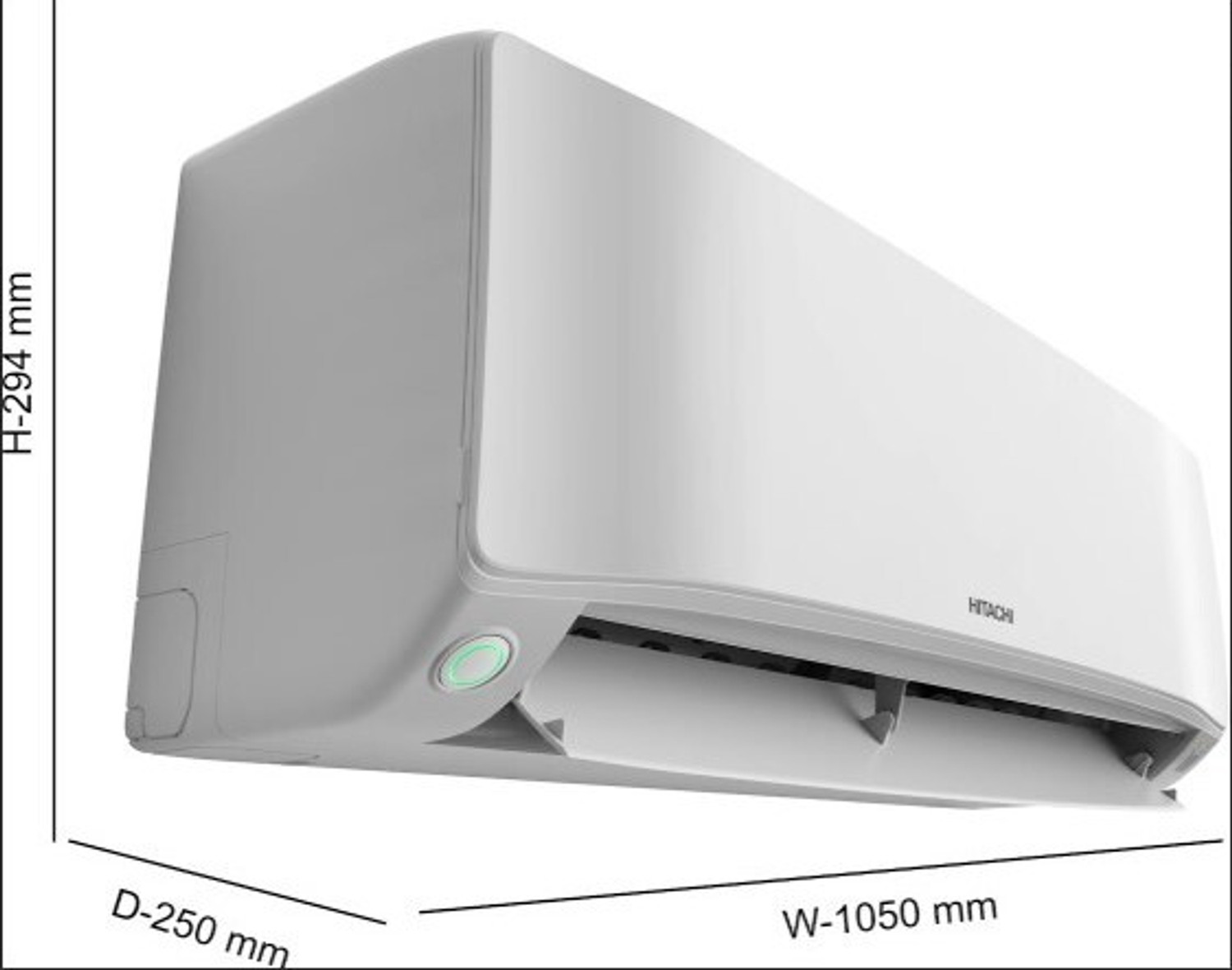 Image of Hitachi 2025 Model 1.8 Ton 2 Star Split Fixed Speed AC