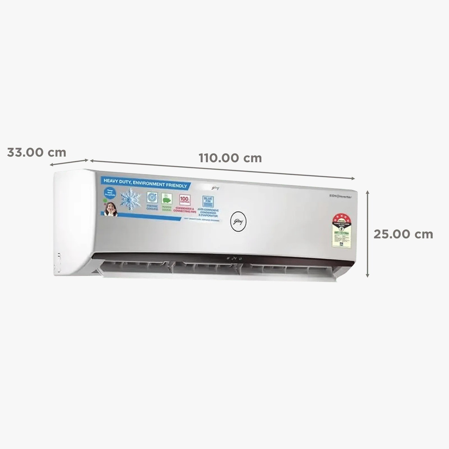 Image of Godrej 2025 Model 2 Ton 5 Star Split Inverter AC