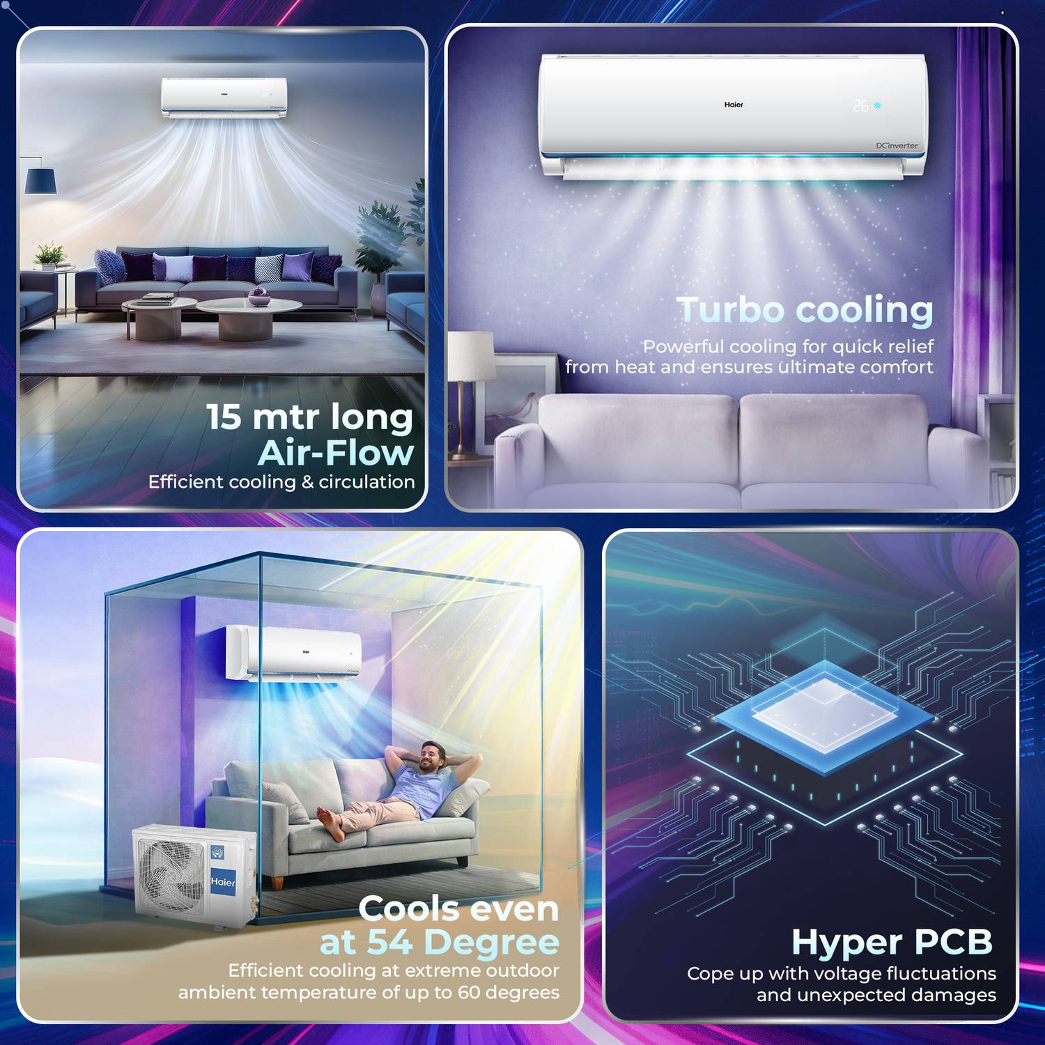 Haier 2026 1 Ton 3 Star Split AC - Image 5