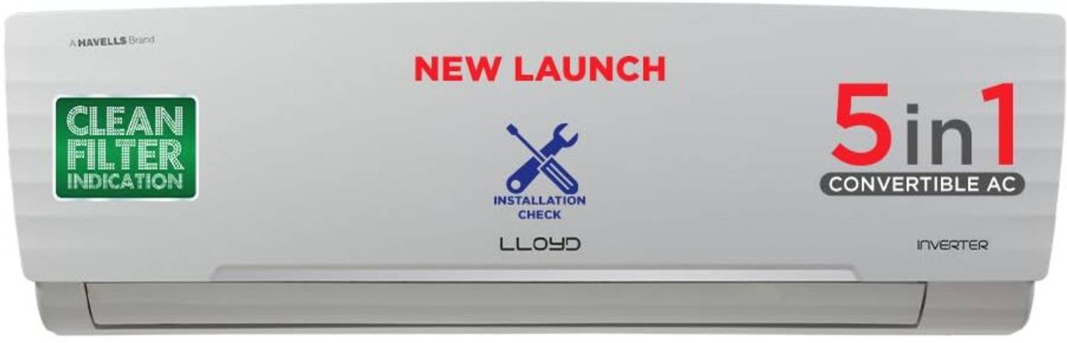 Lloyd 2025 Model 1.5 Ton 3 Star Split Inverter AC