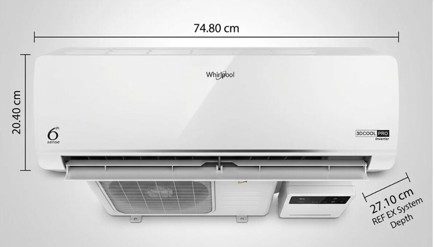 Image of Whirlpool 2026 Model 1 Ton 3 Star Split Inverter AC