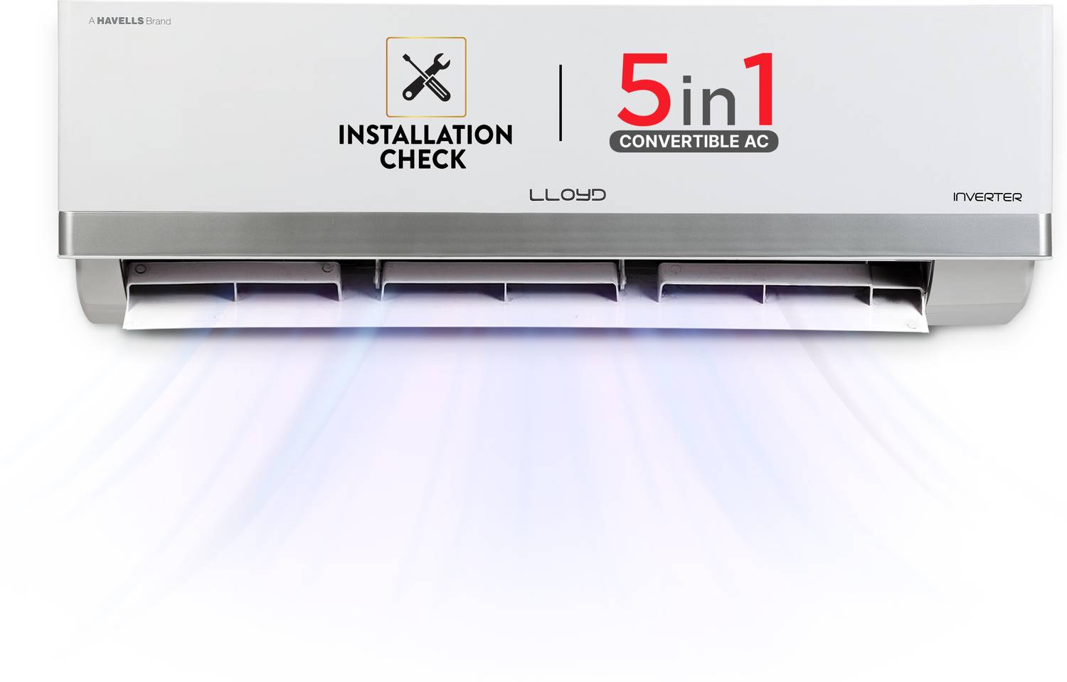 Lloyd 2025 Model 1.5 Ton 3 Star Split Inverter AC