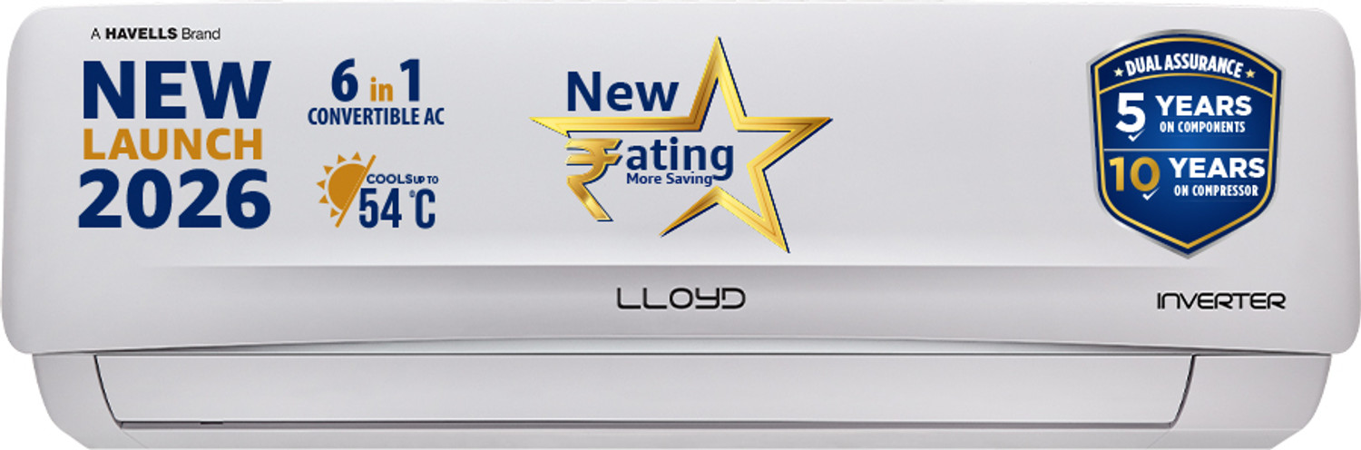 Image of Lloyd 2026 Model 2 Ton 5 Star Split Inverter AC