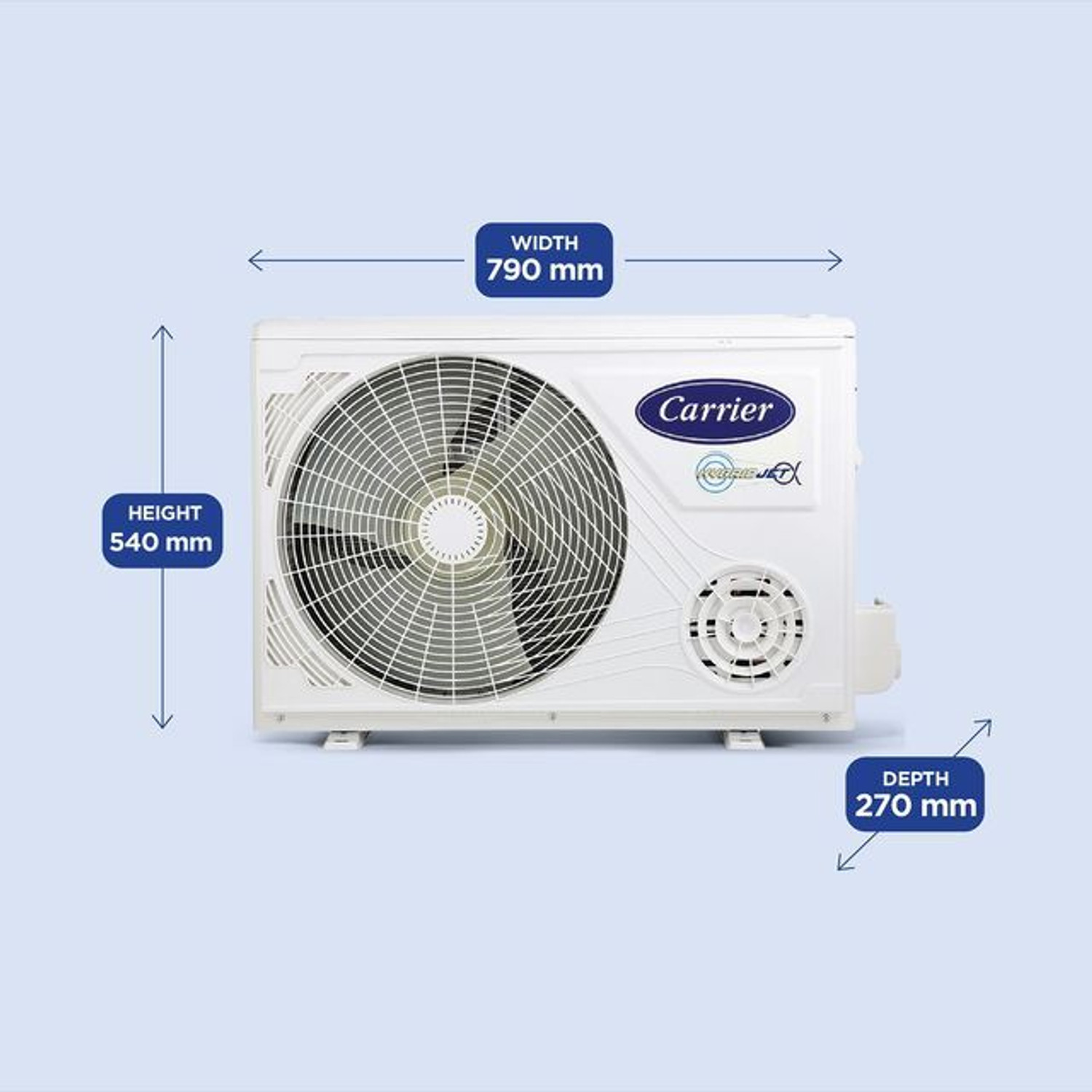 Image of CARRIER 2024 Model 1.5 Ton 5 Star Split Inverter with Wi-fi AC