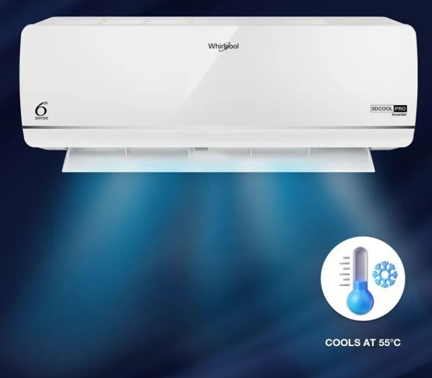 Image of Whirlpool 2025 Model 1.5 Ton 3 Star Split Inverter AC