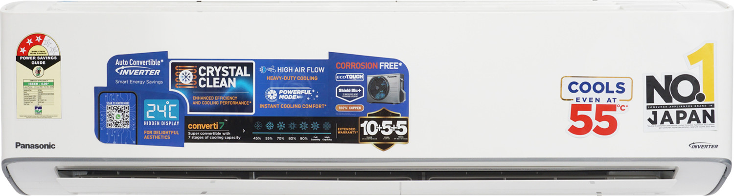 Image of Panasonic 2025 Model 1.5 Ton 3 Star Split Inverter AC