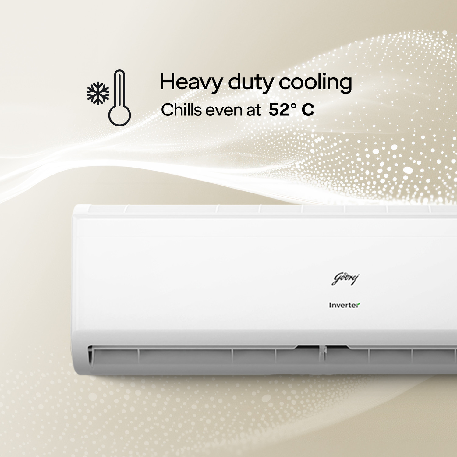 Image of Godrej 2025 Model 1 Ton 5 Star Split Inverter 5-In-1-Convertible CoolingI-sense Technology with Blue Fin Anti Corrosive Coating AC
