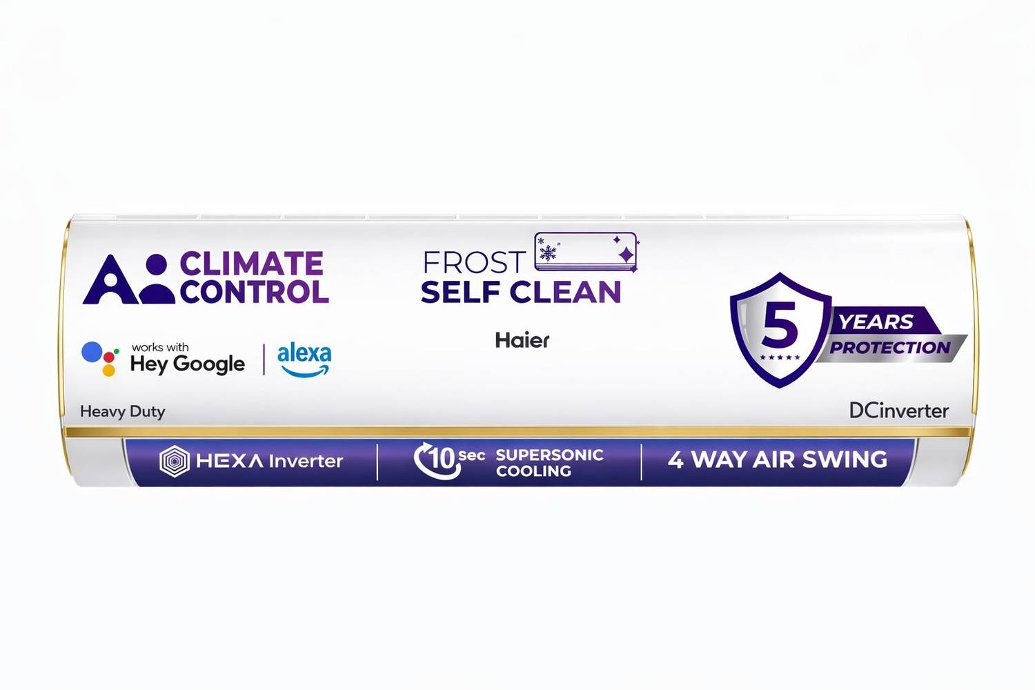 Haier 2026 Model 1 Ton 5 Star Split Inverter with Wi-fi AC