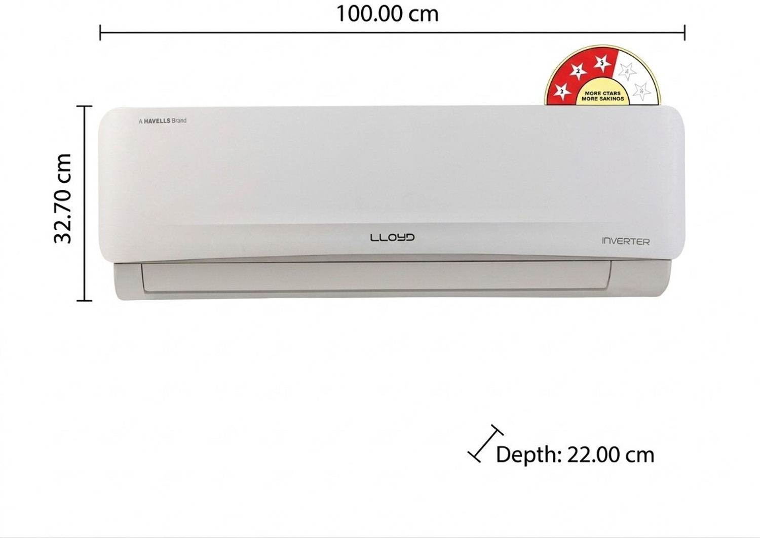 Image of Lloyd 2025 Model 1.5 Ton 3 Star Split Inverter with Wi-fi AC