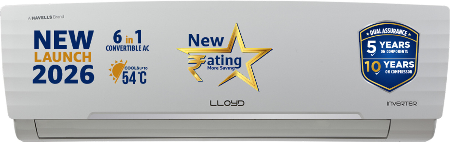 Image of Lloyd 2026 Model 1 Ton 3 Star Split Inverter AC