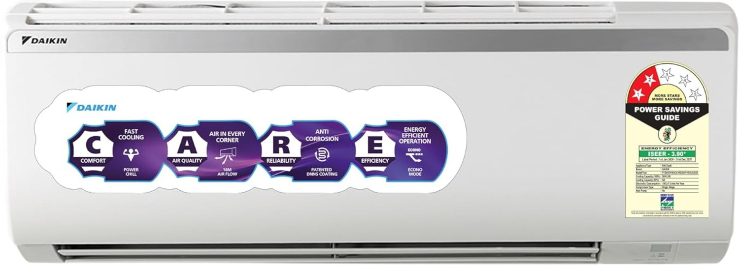 Image of Daikin 2026 Model 1.5 Ton 2 Star Split Fixed Speed AC