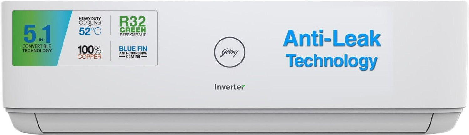 Image of Godrej 2022 Model 1.5 Ton 3 Star Split Inverter Anti-Leak AC