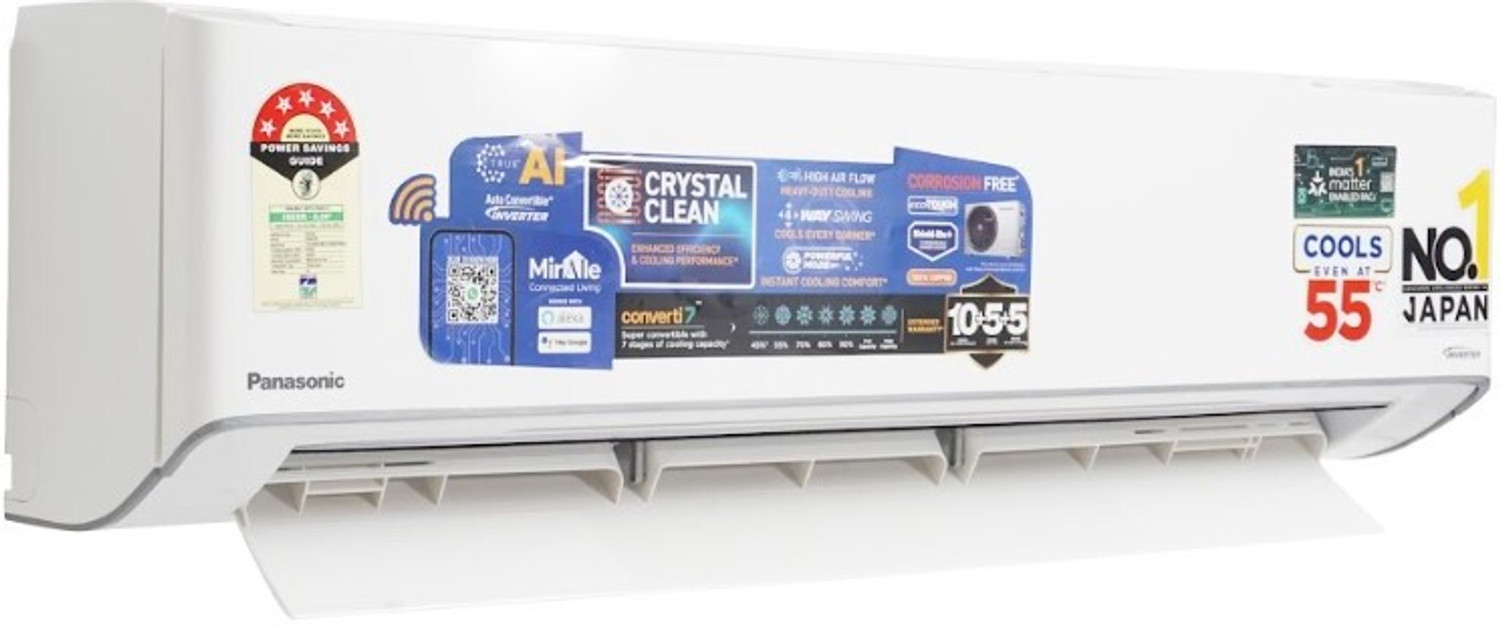 Image of Panasonic 2025 Model 2 Ton 5 Star Split Inverter with Wi-fi AC