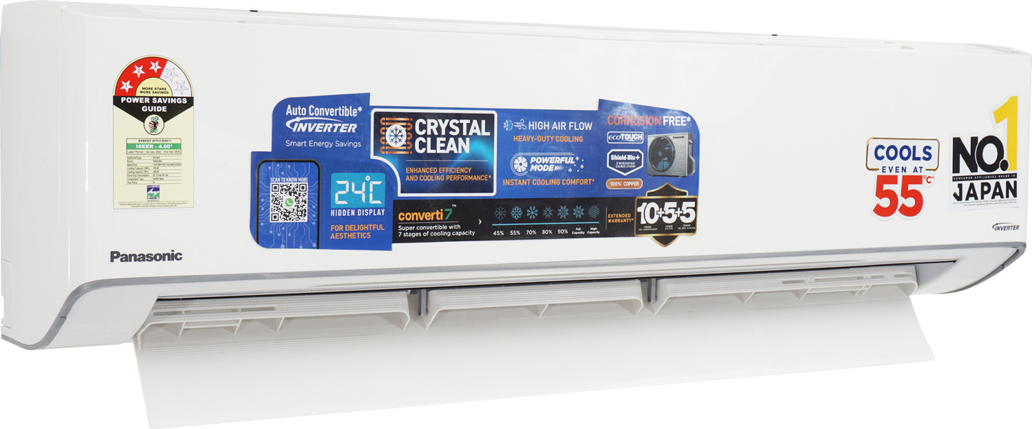 Image of Panasonic 2025 Model 1.5 Ton 3 Star Split Inverter AC