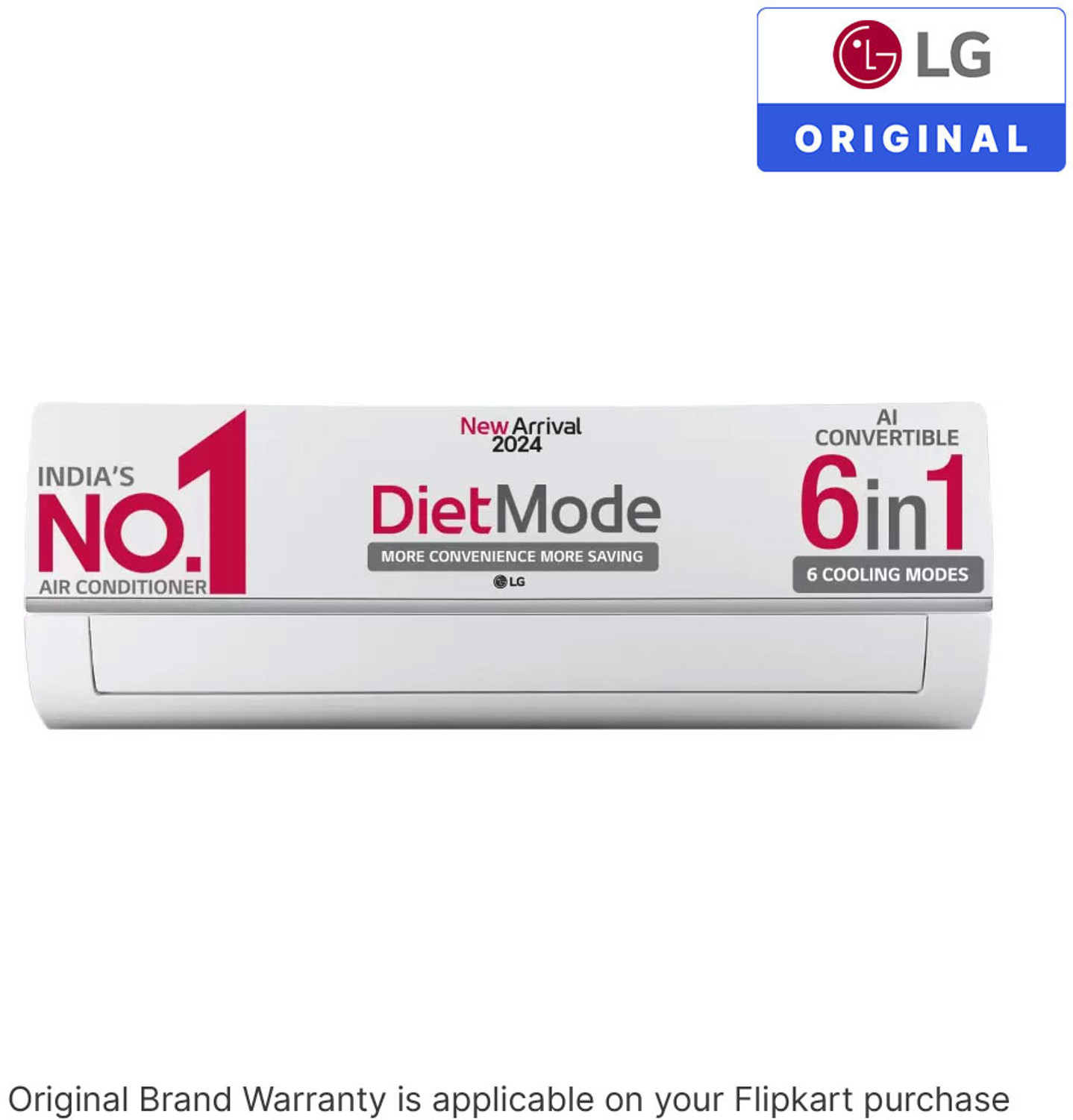 Image of LG 2024 Model 1.2 Ton 3 Star Split Dual Inverter 2 Way Swing, HD Filter with Anti-Virus Protection,VIRAAT Mode, Diet Mode & ADC Sensor AC