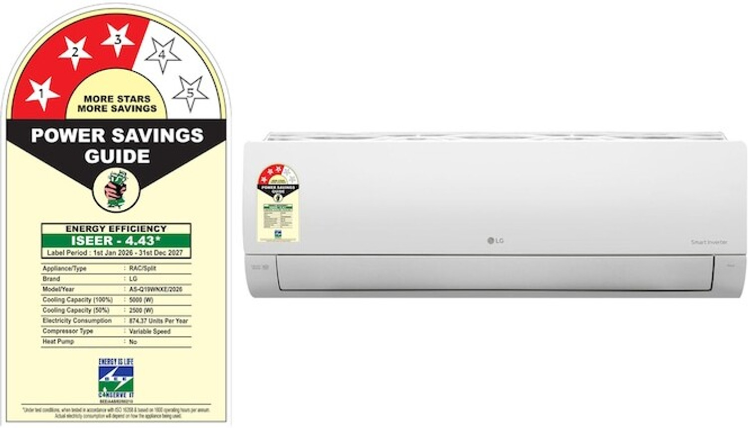 Image of LG 2026 Model 1.5 Ton 3 Star Split Dual Inverter AC