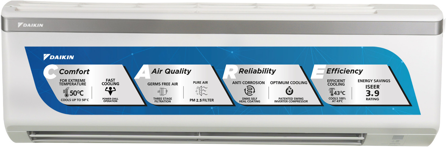 Image of Daikin 2025 Model 1.5 Ton 3 Star Split Fixed Speed Fixed Speed AC