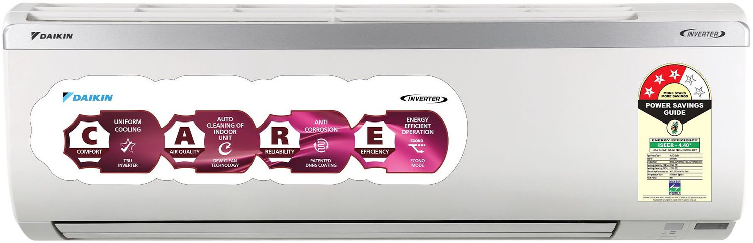 Image of Daikin 2026 Model 1 Ton 3 Star Split Inverter AC