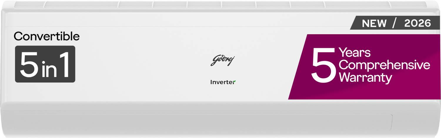 Godrej 2026 Model 1.5 Ton 5 Star Split Inverter AC
