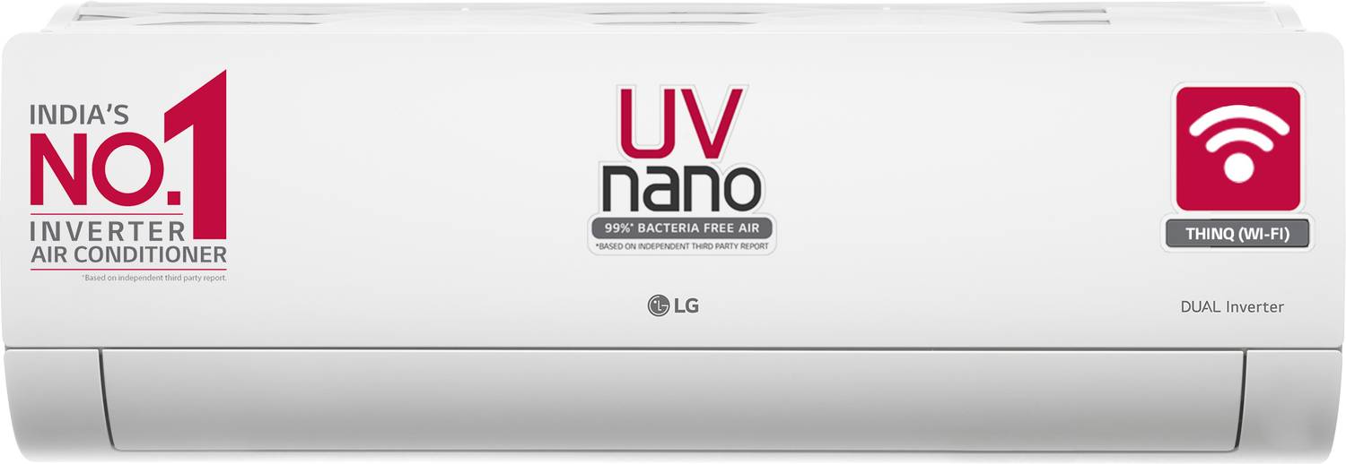 Flipkart.com | Buy LG 2023 Model 1.5 Ton 5 Star Split Inverter UV Nano, 4 Way Swing, HD Filter with Anti-Virus Protection AC Online at best Prices In India