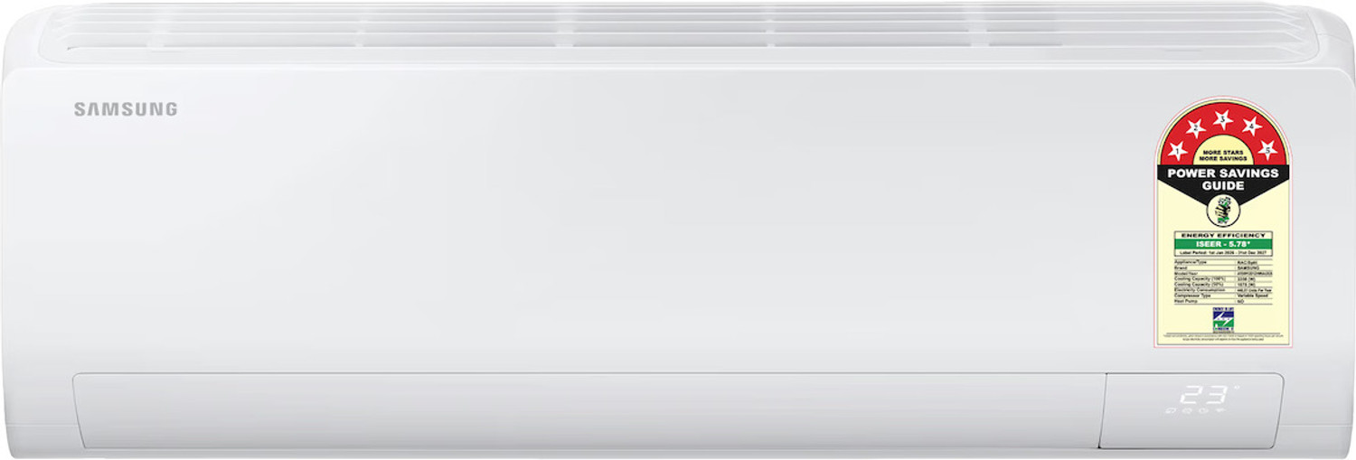 Image of Samsung 2026 Model 1 Ton 5 Star Split Inverter with Wi-fi AC