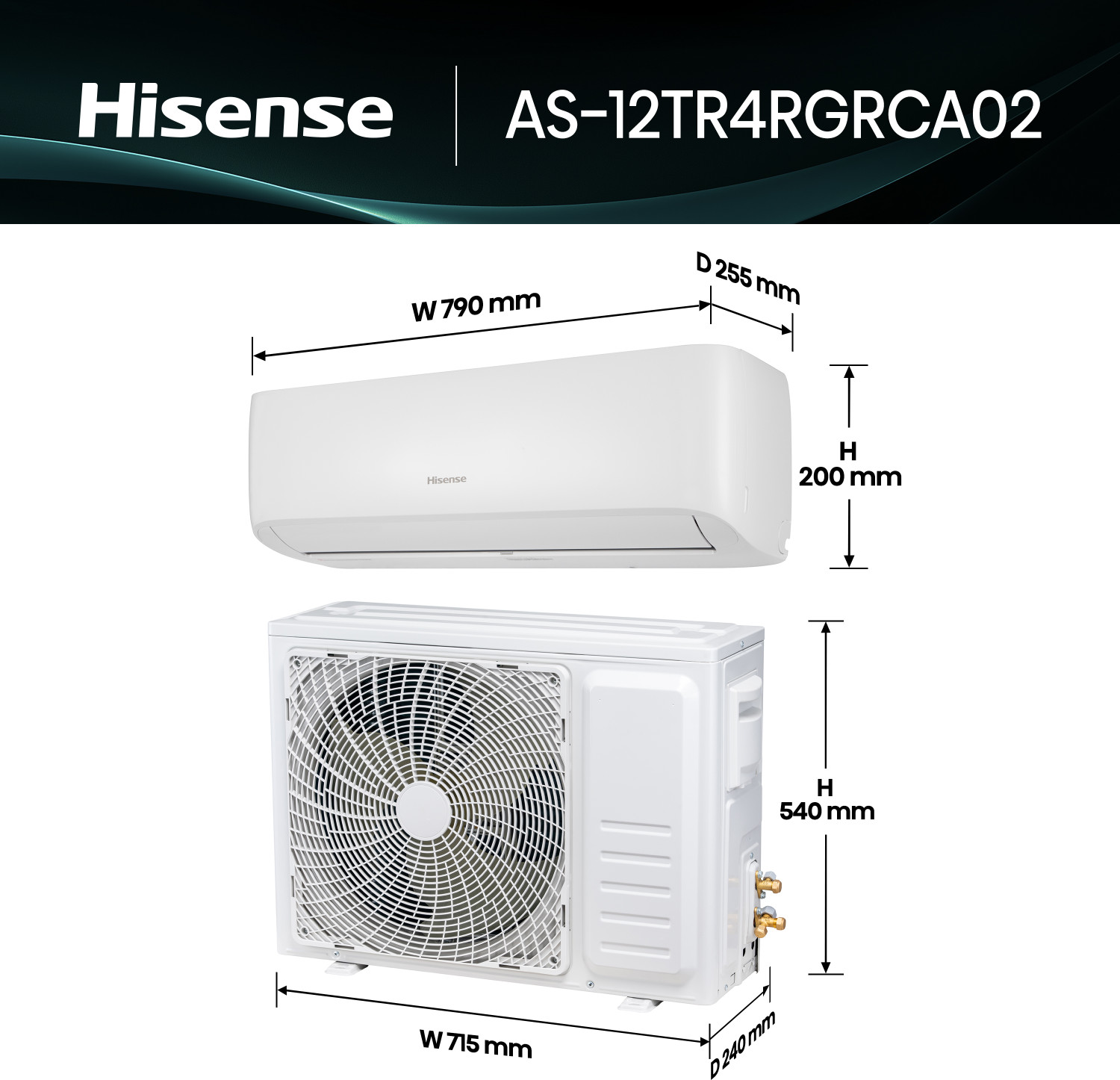 Image of Hisense 2026 Model 1 Ton 3 Star Split Inverter AC